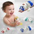 2024 Upgrade Bath Toys for Toddlers 1-3 Year Old, 4-Pack Wind Up Baby Bathtub Toys Shower Beach Swimming Pool Games Floating Water Play Toys Baby ...