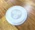 crystalmiracle Natural Selenite 3 Inches Round Charging Plate Crystal Healing Reiki Feng Shui Gemstone Gift Positive Energy Handcrafted...