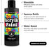 Black Acrylic Paint Premium Colors Paint Acrylic | Art Paints for Canvas and Outdoor Painting 8oz 236ml Bottle Mars Black...