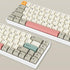 PBT keycaps 60 Percent Dye-Sub XDA 134 Retro keycap Set for Cherry MX Gateron Kailh Switches Gaming Mechanical Keyboard (Retro 9009)...