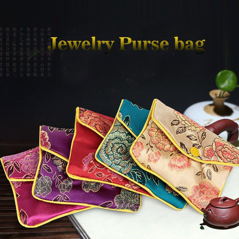 MorTime Jewellery Jewelry Silk Purse Pouch Gift Bags, Multiple Colors, Pack of 12 (Small)...