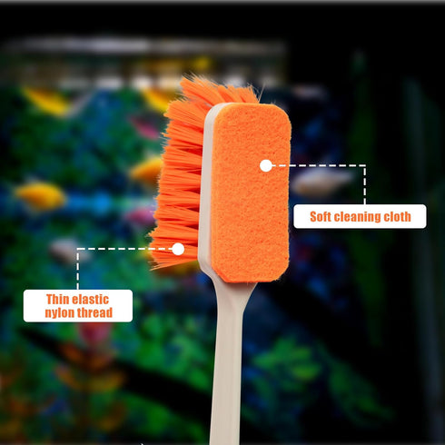 1pcs Small Aquarium Cleaning Tool, Algae Scraper for Fish Tank, Aquarium Brush, Fish Tank Cleaner Adapted for Glass and Acrylic Aquariums...