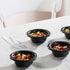 PLASTICPRO 100 PCS Black Plastic Bowls Light Weight 5 oz Small Plastic Soup Bowls Black Salad Dessert Plates Disposable for Party and Wedding...