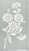 Aleks Melnyk No.275 Metal Stencil, Daisy Flower, Leaf Blossom, Bouquet of Daisies, Small Stencil, 1 PC, Template for Wood Burning, Engraving, Craf...