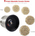 Stainless Steel Pepper Mill Shaker and Salt Grinders?Mill Salt & Pepper Lid - Easy To Use and Adjustable Salt and Pepper?Stainless Steel Grinder T...