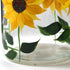 Grant Howard Sunflower Hand Painted Glass Storage Jar, 42 oz, Multicolor...