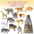 ArtCreativity Animal Figures Assortment in Mesh Bag, Set of 12 Mini Animal Figurines in Assorted Designs, Fun Bath Water Playset for Kids, Party F...