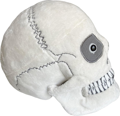 GIANTmicrobes Skull Plush, Skull Stuffed Animal, Anatomical Skull Gift, Halloween Skull Decor, Anatomy Skull, Human Skull Model Plushie, Skull Ana...