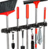 Mop and Broom Holder Wall Mount, Upgraded Broom Hanger Wall Mount, Stainless Steel Broom Organizer for Closet Garage Laundry Room Kitchen Wall Dec...