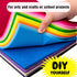 40 PCS Felt Fabric Sheets, 12" x 8" Craft Felt Fabric Sheets, Assorted Felt Stiff Fabric Square, Non-Woven Felt Sheets for Kids, DIY Sewing Crafts...