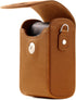 MegaGear Leather Camera Case with Strap Compatible with Canon PowerShot G7 X Mark III, G7 X Mark II, G7 X - MG768 Light Brown...