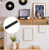 MECCANIXITY 6 Pack Acrylic Shelves for Wall Storage, 4 Inch Floating Shelves Display Shelf for Bathroom, Bedroom, Living Room, Home Decor, Black...