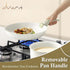 Removable Pan Handle White - Removable Handle Nonstick Pots and Pans - Replacement Pan Gripper - Universal Pot Handle - Suitable for All Cookware ...