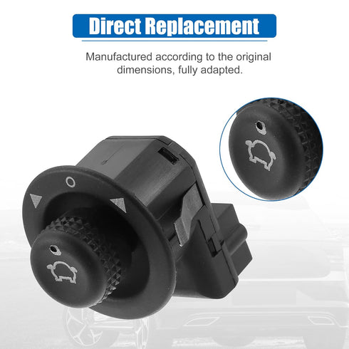 X AUTOHAUX Car Power Mirror Control Switch 93BG-17B676-BA Replacement for Ford Fiesta 1978-1980 for Ford Fiesta 1998-2001...