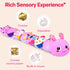 KMUYSL Baby Toys 0 to 12 Months, Musical Stuffed Animal Toys for 0-3-6-12 Months, Soft Sensory Toys with Crinkle and Rattles, Infant Tummy Time To...