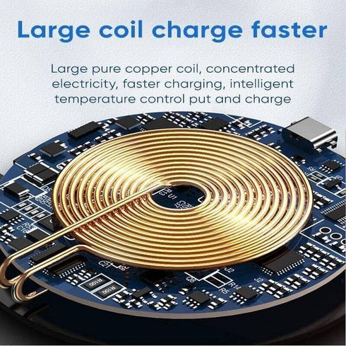 Joyroom 15W Fast Wireless Charging Pad for Galaxy S23 Ultra, Z Fold Flip 5, 4, 3, S23, S22 FE, Note 20, Pixel 8 Pro, Fold 7, 6, iPhone 15, 14, 13,...