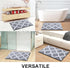 OLANLY Bathroom Rugs 24x16, Soft and Absorbent Microfiber Bath Rugs, Non-Slip Shaggy Shower Carpet, Machine Wash Dry, Bath Mats for Bathroom Floor...