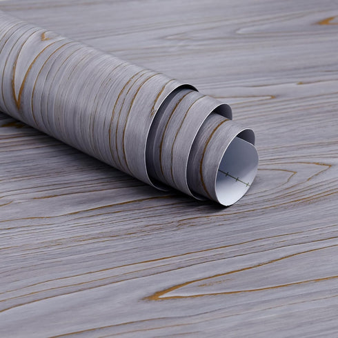 Purple Wallpaper Peel and Stick Wood Contact Paper for Cabinets and Drawers Waterproof Self Adhesive Removable Wood Grain Wallpaper for Desk Furni...