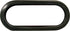 Peterson Manufacturing 421-18 6.5" LED (S/T/T Light Grommet Oval Pvc), 1 Pack, Black...