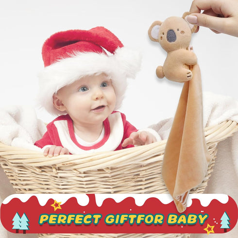 security blanket for girls boy baby toys soft comfortable Newborn (brownkoala) 1pcs...