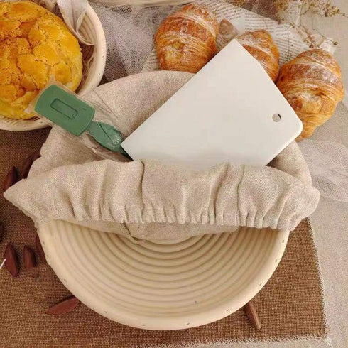 3Pcs Bread Proofing Basket Cloth Liner Linen Liner Cloth Dough Basket Cover for Bakery Home Baking (10 Inch)...