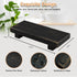 HGF Wood Pedestal Stand Risers for Decor, 8.7'' x 3.5'' Small Farmhouse Wooden Riser Soap Stand for Table Countertop Kitchen Sink Decor, Footed Tr...