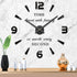Mintime Large Wall Clock Battery Operated DIY Wall Clock for Modern Decorative Living Room/Office...