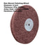 3PC 6 Inch x 2 Section Non Woven Polishing Wheel Kit for Bench Grinder with 10MM Arbor Hole Each 1PC Hard/Medium/Soft...