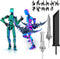 Assembled Titan 13 Action Figure,Lucky T13 Action Figure Multi-Jointed Movable, Dummy Hand Painted Figure, Desktop Decorations Game Gifts, (Laser ...