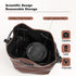 Camera Case, Camera Bag with Removable Strap, Crossbody Camera Bag for DSLR/SLR/Camera Lens, Waterproof Leather Camera Bag for Photography, Suitab...