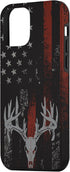 iPhone 12 mini American Flag Whitetail Deer Buck Hunting USA FLAG Hunter Case...