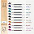 Zebra SARASA 0.5mm Black Ink 10 Refills (RJF5-BK), High Speed Dry Ink Technology with Original Sticky Notes...