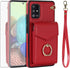 Asuwish Phone Case for Samsung Galaxy A71 5G Wallet Cover with Tempered Glass Screen Protector and RFID Blocking Ring Stand Credit Card Holder Lea...