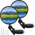 Handlebar Bike Mirror, 2pcs Bicycle Rearview Mirror Set, HD Safety Bike Rear View Mirror, Adjustable Handlebar Mounted Convex Mirror with Allen Wr...