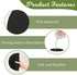Plant Saucers for Indoors, 6PCS Round Felt Plant Mat Reversible Fabric Coaster Mat Absorbent Waterproof Plant Pot Saucers for Gardening, Indoor an...