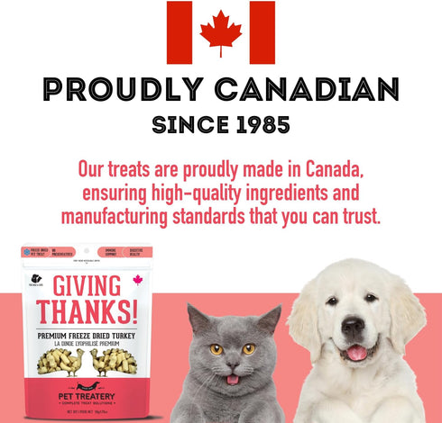 Freeze Dried Turkey Treats for Dogs & Cats (1.76 oz, Pack of 1) - Single Ingredient Flash Frozen to Maintain Nutrients Vitamins and Healthy Oils M...