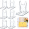 6 Packs Adjustable Purse Display Stand Clear Acrylic Handbag Stand Holder for Wallet Purses Handbag Bag Jewelry Display Organizer for Party Weddin...