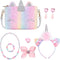 mibasies Unicorn Purse for Little Girls Kids Dress Up Jewelry Toddler Gifts Set...