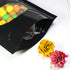 Double-Sided Matte/Glossy Color with Clear Round Window Stand-Up Pouch (100 Bags/Pack) (4" x 6.3", Glossy Black)...
