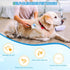 pet brush, pet brush for cats and dogs, removes loose undercoat and smoothes hair, stainless steel needles, self-cleaning button upgraded version,...