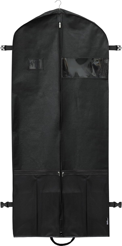 Simple Houseware 54-Inch Travel Garment Bag with Pockets, Heavy Duty 300D Polyester for Suits, Dresses, Coats, Tuxedos...