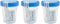 Sterile Specimen Cups with Lids: 4oz Transparent Urine Collection Cup with Leak-Resistant Screw-On Lids - 3-inch Sample Jars - Designed for Secure...