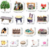 Fairy Garden Accessories, Fairies Welcome Garden Kit, 48pcs Miniature Fairy Garden Ornament for Christmas Decoration Fairy Garden Potted Plant Des...