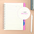 Spiral Notebook Wide Ruled 5 Subject Notebook with Tabs Dividers 6" X 8" Small Lined Journal Notebooks for Work 206 Pages Aesthetic Hardcover Note...