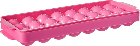 Hutzler Ice Ball Tray, 24 Balls, Pink...