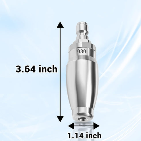 RIDGE WASHER Turbo Nozzle for Pressure Washer, Pressure Washer Nozzle, 6-in-1 Quick Changeover with 1/4'' Quick Connect...