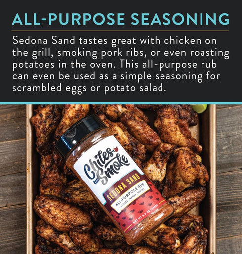 Sedona Sand All-Purpose Rub | Use for Grilling or Smoking BBQ | Chicken, Pork, Beef, Seafood, Vegetables, Salads | Sugar-Free Dry Rub | 9.3 oz Sha...