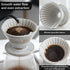 Bincoo Ceramic Coffee Dripper 1-2 Cup,V60 Pour Over Cone Coffee Maker Size 01 for Home Baristas-Easy Manual Brew Maker Gift,Planet Pour Over Coffe...
