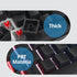 Fogruaden Blank Keycaps, Thick PBT Keycaps, Cherry Profile, Minimalist Grey Black Keycaps, 129 Keycaps Set with 7U Spacebar, Custom Keycaps for Ch...