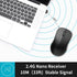 Rapoo 1680 Silent Wireless Mouse, 2.4GHz Cordless Mouse with USB Receiver, 1K DPI, 3 Buttons Computer Mouse with 12M Battery Life, Ambidextrous Co...